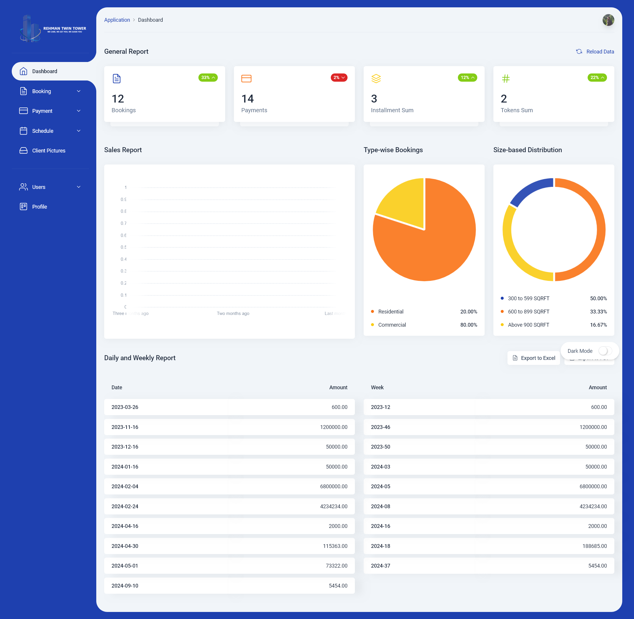 RTT Website and Plot Booking System