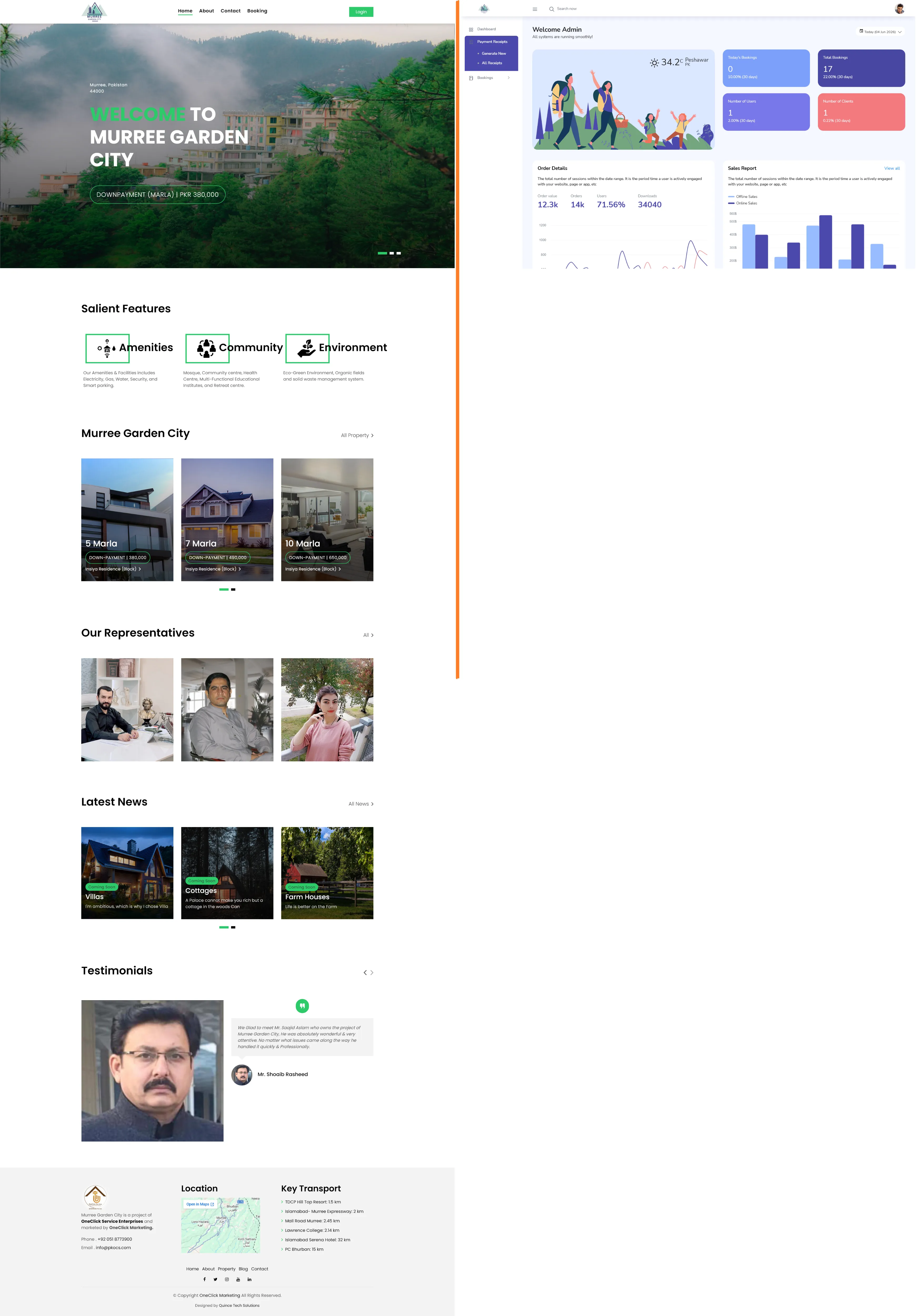 MGC Website and Dashboard