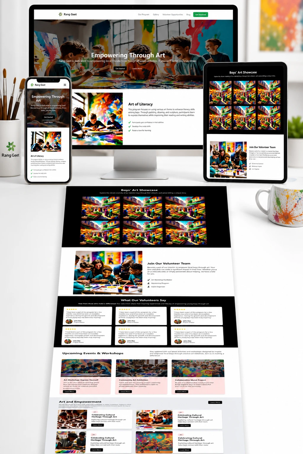 RangGeet Website